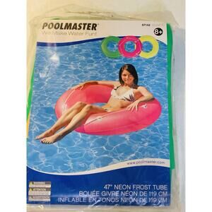 Poolmaster Swimming Pool Neon Green Giant Frost Tube 47" Pool Float